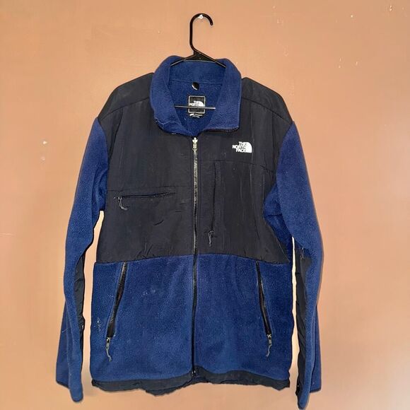 The North Face Men's Denali Fleece Jacket - Navy Black XL - Picture 4 of 9